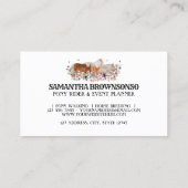 レトロライドクラブポニーフローラスモールホース 名刺 (裏面)