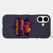 レトロライドビーブサンセットスピードエステティック Case-Mate iPhoneケース (裏面 (横))