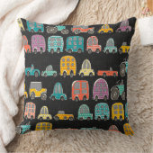 レトロライド黒鉛 クッション (ブランケット)