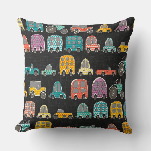 レトロライド黒鉛 クッション (正面)