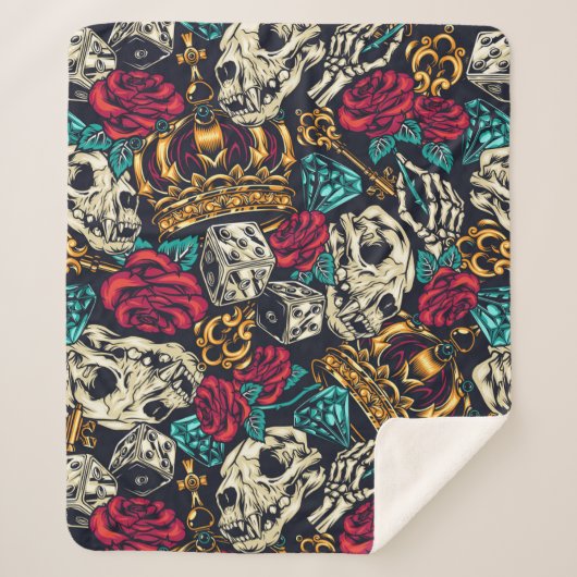 レトロライフスタイル シェルパブランケット (正面)