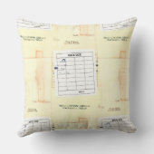 レトロライブラリのブックの期限カード クッション (裏面)