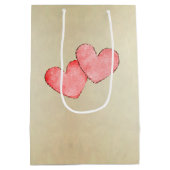 レトロライブラリカード50周年 ミディアムペーパーバッグ (裏面)