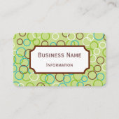 レトロライムサークル名刺 名刺 (正面)