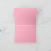 レトロライム水玉模様サンキューカード サンキューカード (内部)