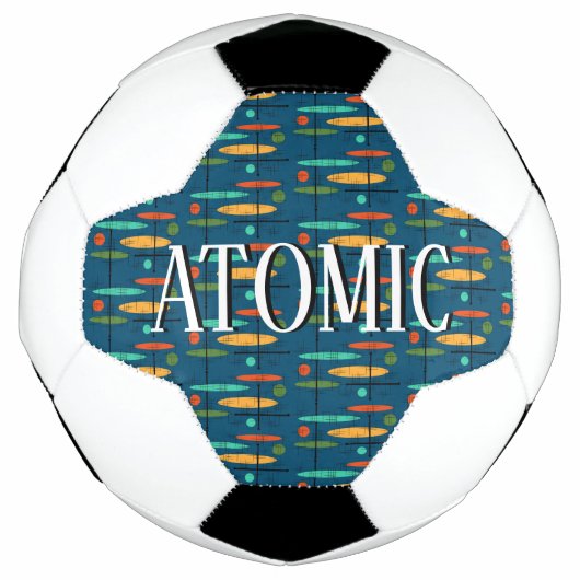 レトロラインとオーバル サッカーボール (正面)