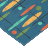 レトロラインと楕円 テーブルクロス (アングル)