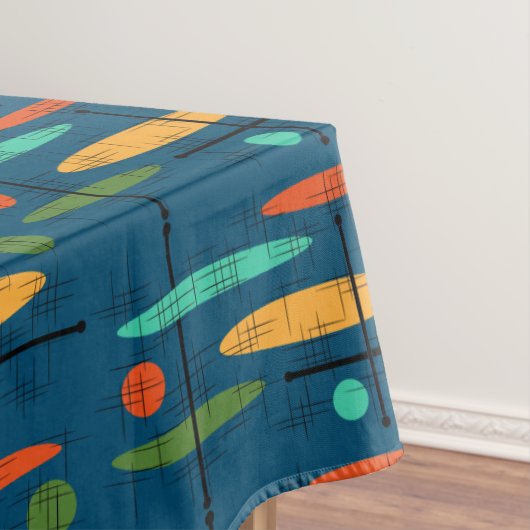 レトロラインと楕円 テーブルクロス (インサイチュ)