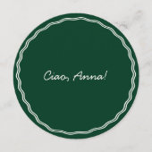 レトロラウンドゲスト名座席表&結婚のメニュー メニュー (正面)