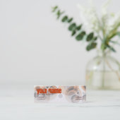 レトロラウンドMini名刺 スキニー名刺 (スタンド正面)