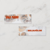 レトロラウンドMini名刺 スキニー名刺 (正面/裏面)