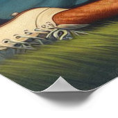 レトロラクロスガール ポスター (角)