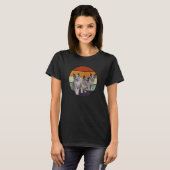 レトロラグドール猫 Tシャツ (正面フル)