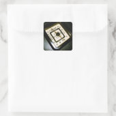 レトロラジアルダイヤル03シール スクエアシール (バッグ)