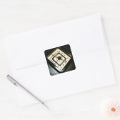 レトロラジアルダイヤル03シール スクエアシール (封筒)