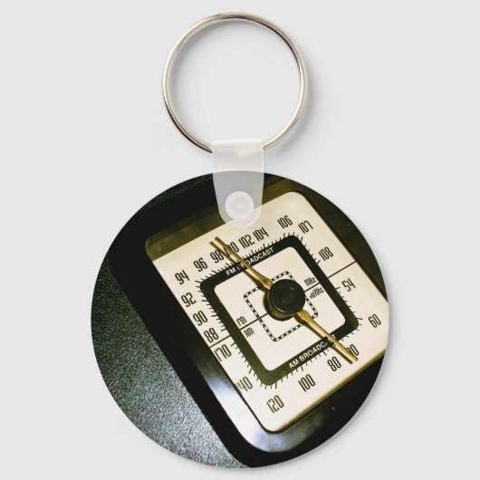 レトロラジオダイヤル03キーチェーン キーホルダー (正面)