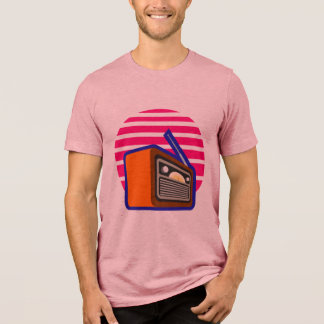 レトロラジオビンテージ メンズTシャツ トライブレンドTシャツ