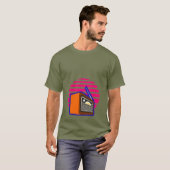 レトロラジオビンテージ メンズTシャツ Tシャツ (正面フル)