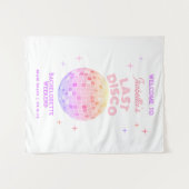 レトロラストディスコバチェロレッテ週末歓迎 タペストリー (正面(横))