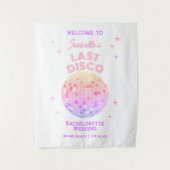 レトロラストディスコバチェロレッテ週末歓迎 タペストリー (正面)