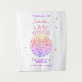 レトロラストディスコバチェロレッテ週末歓迎 タペストリー