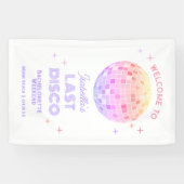 レトロラストディスコバチェロレッテ週末歓迎 横断幕 (横)