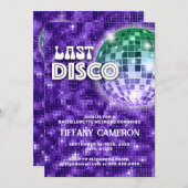 レトロラストディスコバチェロレッテ週末 招待状 (正面/裏面)