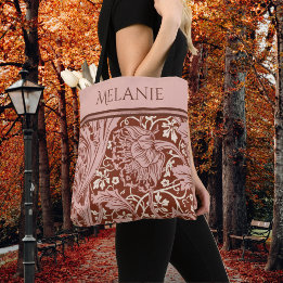 レトロラストフローラアールヌーボーメモリスアルカディア トートバッグ