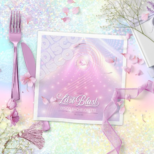 レトロラストブラストディスコバチェロレッテv2 ID928 スタンダードカクテルナプキン