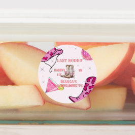 レトロラストロデオ女性のカーボーイウェスタンバチェロレッテ ラベル