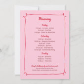 レトロラストロデオ女性のカーボーイバチェロレッテパルトリ 招待状 (裏面)