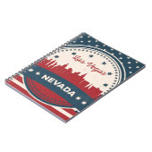 レトロラスベガススカイライン ノートブック (左側)