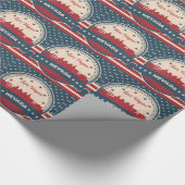 レトロラスベガススカイライン ラッピングペーパー (角)