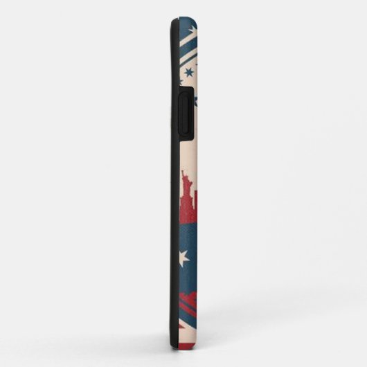 レトロラスベガススカイライン Case-Mate iPhoneケース (裏面/右)