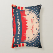 レトロラスベガスネバダスカイライン アクセントクッション (正面(垂直))