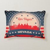 レトロラスベガスネバダスカイライン アクセントクッション (裏面)