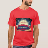 レトロラスベガスネバダスカイライン Tシャツ (正面)
