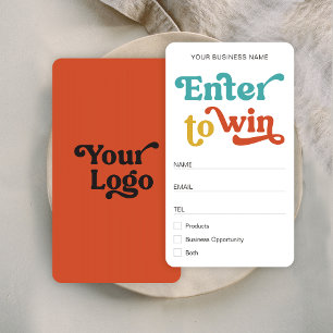 レトロラッフルネームカードトレンディーロゴビジネスチケット プレイスカード