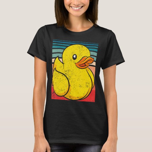 レトロラバーダック Tシャツ (正面)