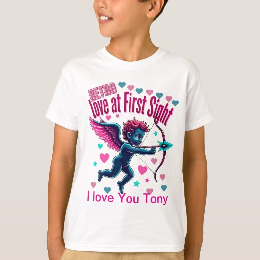 レトロラブアットファーストサイト Tシャツ (正面)