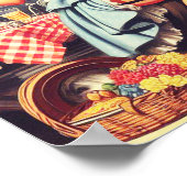 レトロラブカップル ポスター (角)