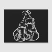 レトロラブホワイトボクシンググローブギフトボクサーギフト (正面)