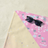 レトロラブライクイエス ビーチタオル (インサイチュ)