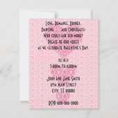 レトロラブヴァレンティーンズデイパーティー 招待状 (裏面)