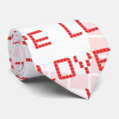 レトロラブ文字 ネクタイ (ロール)