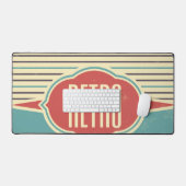 レトロラベルデザイナ デスクマット (キーボード&マウス)