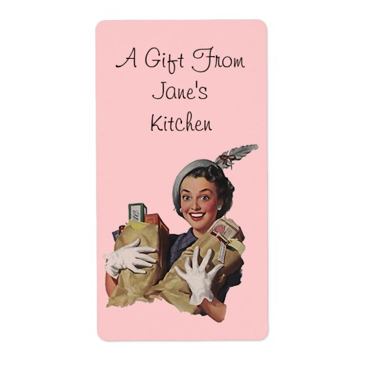 レトロラベル台所贈り物ラベル ラベル (正面)