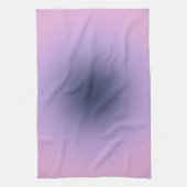 レトロラベンダーパープルグラデーション キッチンタオル (縦)
