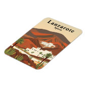 レトロランザロテスペイン旅行記念品 マグネット (左側)