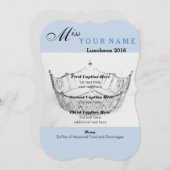 レトロランチョンプログラムカード メニュー (正面/裏面)